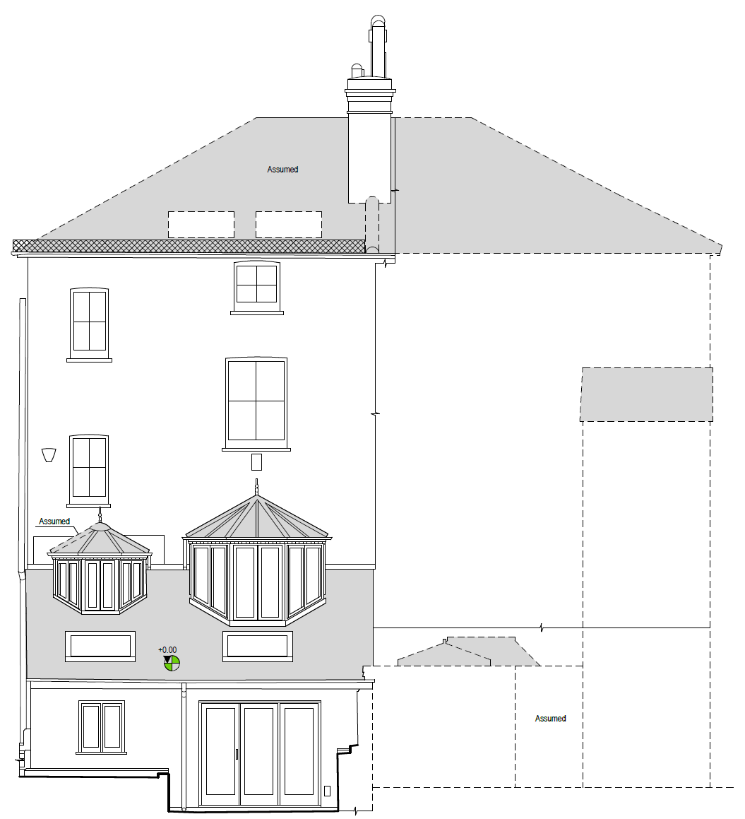 07_Existing rear elevation